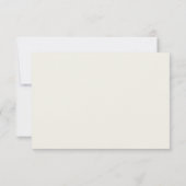 Rustieke Foliage Krans Orthodoxe Christelijke Doop Bedankkaart (Achterkant)