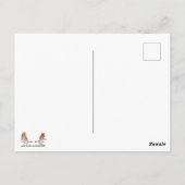 Rustieke forel briefkaart (Achterkant)