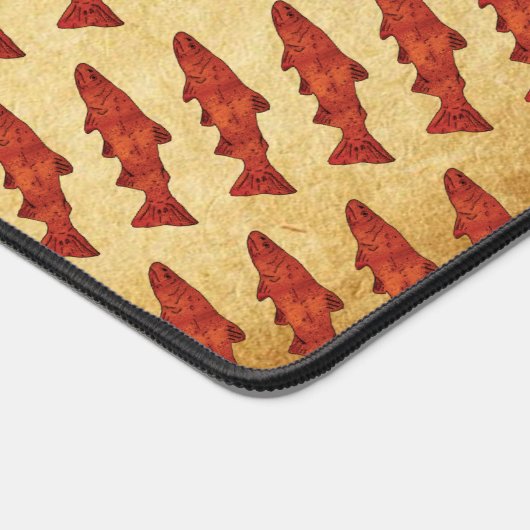 Rustieke forel bureaumat (Hoek)