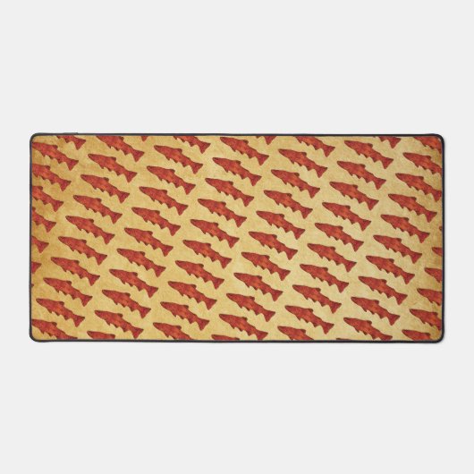 Rustieke forel bureaumat (Voorkant)