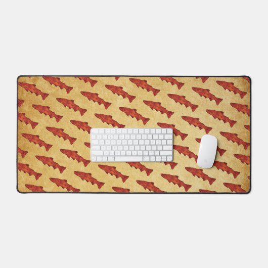 Rustieke forel bureaumat (Keyboard & Muis)