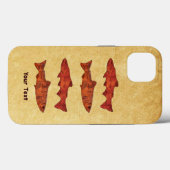 Rustieke forel Case-Mate iPhone case (Achterkant (horizontaal))