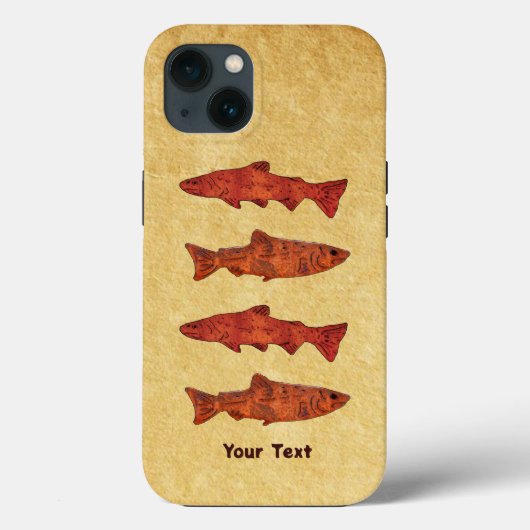 Rustieke forel Case-Mate iPhone case (Achterkant)