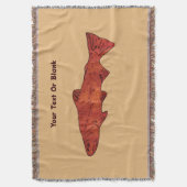 Rustieke forel deken (Voorkant Verticaal)