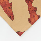 Rustieke forel fleece deken (Hoek)