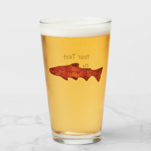 Rustieke forel glas