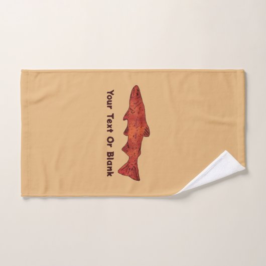 Rustieke forel handdoek (Handdoek)