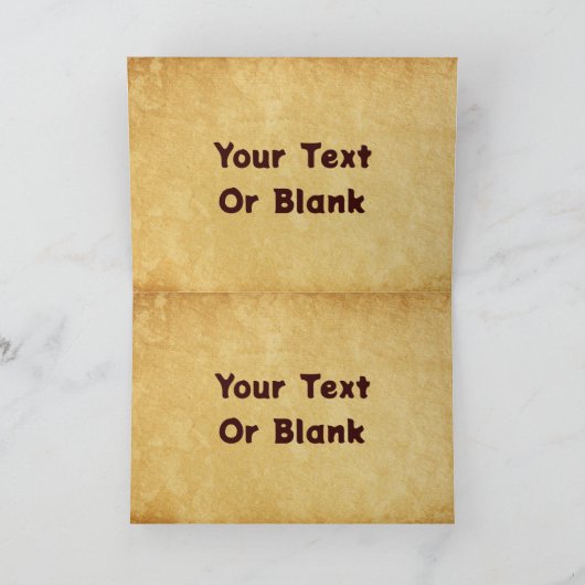 Rustieke forel kaart (Binnen)