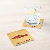 Rustieke forel kartonnen onderzetters (Insitu)