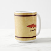 Rustieke forel koffiemok (Voorkant rechts)