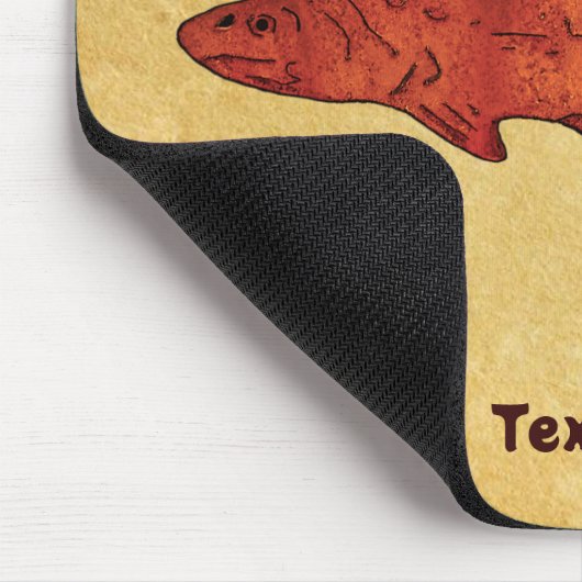 Rustieke forel muismat (Hoek)