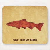 Rustieke forel muismat (Voorkant)