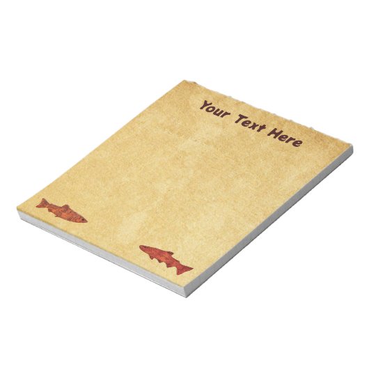 Rustieke forel notitieblok (Linkerzijde)