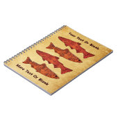 Rustieke forel notitieboek (Linkerzijde)