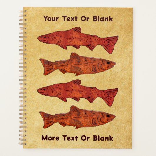 Rustieke forel planner (Voorkant)