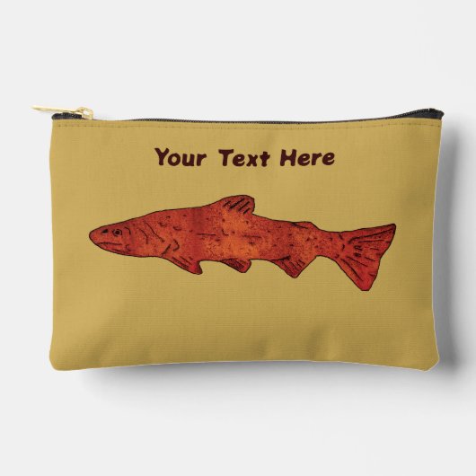 Rustieke forel sling tas (Voorkant)