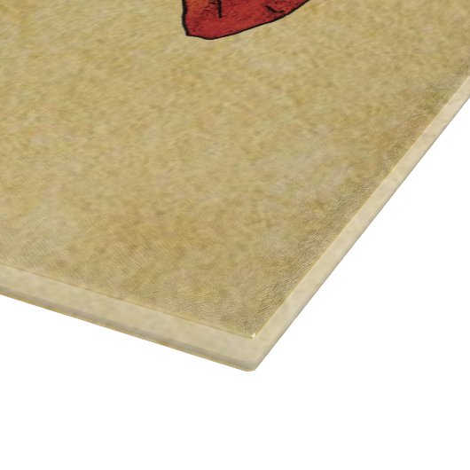 Rustieke forel snijplank (Hoek)