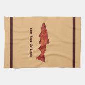 Rustieke forel theedoek (Horizontaal)