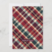 Rustieke Forest Pines Peeking Boxer Vrolijke Kerst Feestdagenkaart (Achterkant)