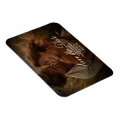 rustieke foto bewaar de datum verloving magneet (Rechterzijde)