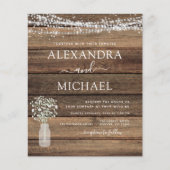 Rustieke foto boerderij verlichting bruiloft uitno (Voorkant)