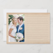  rustieke foto collage dank u kaarten (Achterkant)