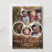  rustieke foto collage kerst Boerderij Feestdagenkaart (Voorkant)