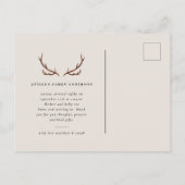 Rustieke foto geboorte aankondiging (Achterkant)