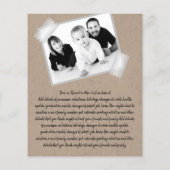 Rustieke foto jaaroverzicht vintage handgeschreven (Achterkant)