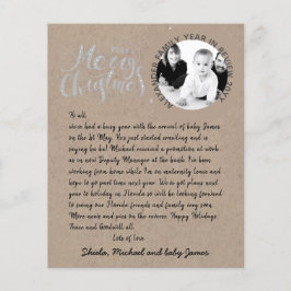 Rustieke foto jaaroverzicht vintage handgeschreven