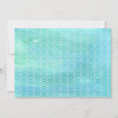 Rustieke foto O-Fish-Ally One Birthday Invitation Kaart (Achterkant)