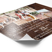 Rustieke FOTO Wijziging van plannen Nieuwe datum u Afdruk (Hoek)