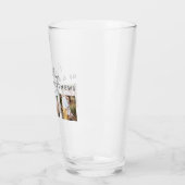 Rustieke Fotocollage Monogram NIEUWGETROUWDE HUWEL Glas (Links)