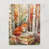 Rustieke  Fox Books Woodland Herfst Herfst Briefkaart (Voorkant)
