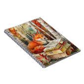 Rustieke  Fox Books Woodland Herfst Herfst Notitieboek (Rechterzijde)