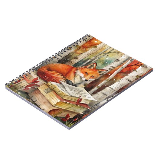 Rustieke  Fox Books Woodland Herfst Herfst Notitieboek (Linkerzijde)