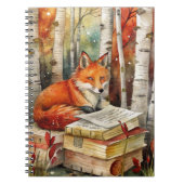 Rustieke  Fox Books Woodland Herfst Herfst Notitieboek (Voorkant)