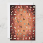 Rustieke Fox Cub Woodland Baby shower Kaart (Achterkant)