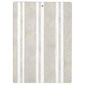 Rustieke Franse achtergrond Decor Bonjour Florale Klembord (Achterkant)