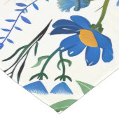 Rustieke Franse Blauwe Tuin Wildflowers Lange Tafelloper (Hoek)