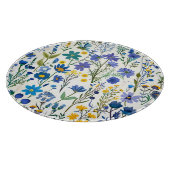 Rustieke Franse Blauwe Tuin Wildflowers Snijplank (Hoek)