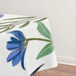 Rustieke Franse Blauwe Tuin Wildflowers Tafelkleed