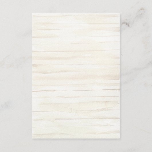 Rustieke Franse bloementuin bruiloft details Informatiekaartje (Achterkant)