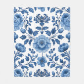 Rustieke Franse bloementuin Fleece Deken (Voorkant)
