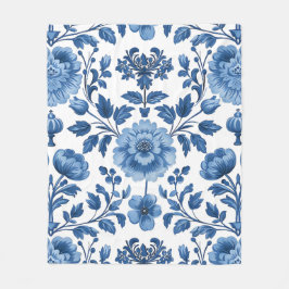 Rustieke Franse bloementuin Fleece Deken