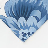 Rustieke Franse bloementuin Fleece Deken (Hoek)