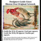 Rustieke Franse Boerderij Haan DB6R Decoupage Tissuepapier