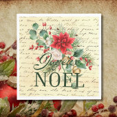 rustieke franse joyeux noel servet
