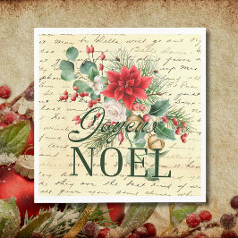  rustieke franse joyeux noel servet