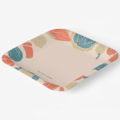 Rustieke Friendsgiving Housewarming BBQ Thanksgivi Papieren Bordje (Gebogen)